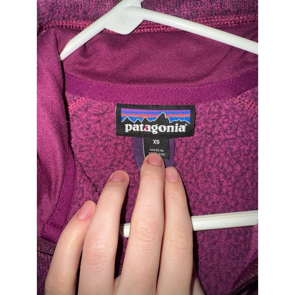 Patagonia Women's Purple Quarter-Zip Pullover - Picture 2 of 5